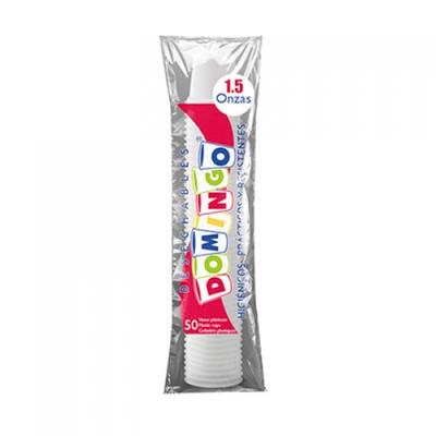 Copas aguardientera DOMINGO 50 unid