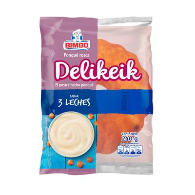 Ponque BIMBO delikeik tres leches 240gr