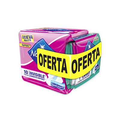 Toallas NOSOTRAS rapigel con alas 10 unid