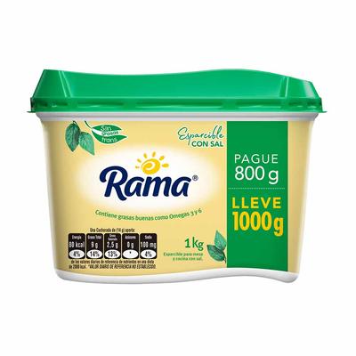 Mantequilla RAMA pag 750 g lleve 880 gr