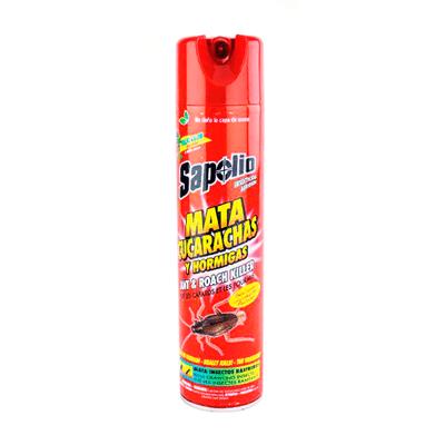 Insecticida SAPOLIO cucarachas y hormigas 360ml