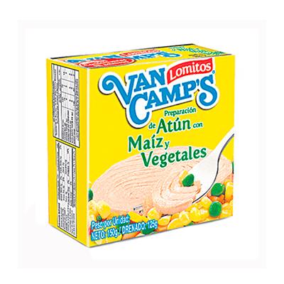 Atún VAN CAMPS con maíz y vegetales 150g