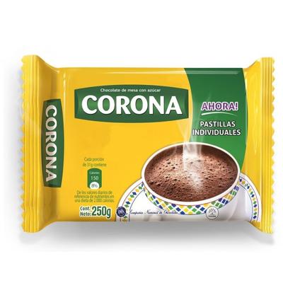 Chocolate CORONA pasta tradicional 200g