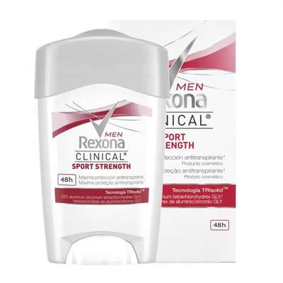 Desodorante men REXONA clinical sport rojo 48g