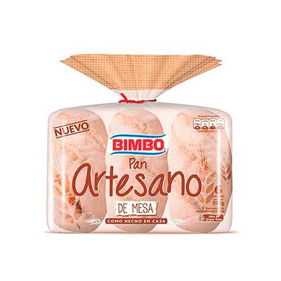 Pan BIMBO mesa artesano 390g 6uni