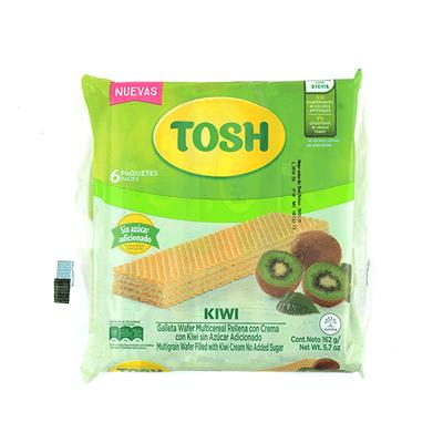 Galleta wafers de kiwi TOSH 6uni
