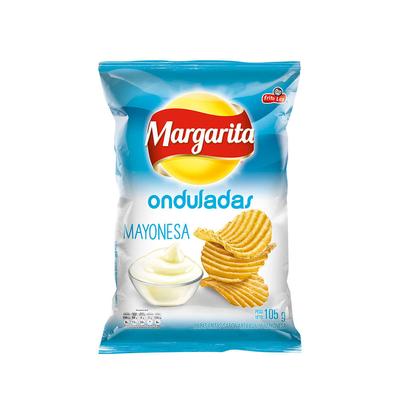 Papas MARGARITA onduladas mayonesa 105g