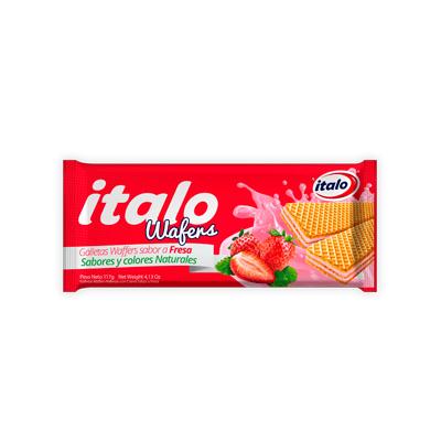 Galleta wafer ITALO fresa 117g