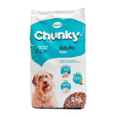 Alimento CHUNKY adulto pollo 2000g