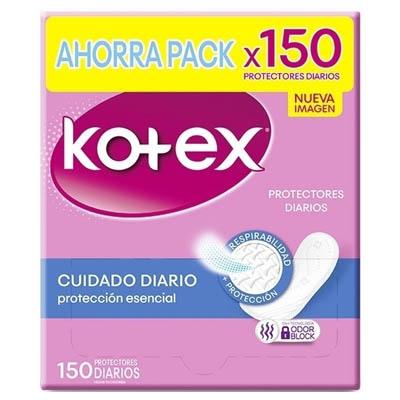 Protectores KOTEX diarios 150un