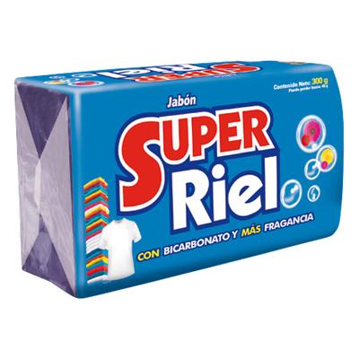 Jabón SUPER RIEL barra bicarbonato 450g