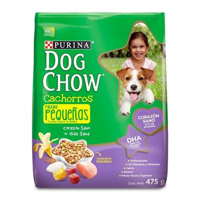 Alimento DOG CHOW cachorros pequeños 475g