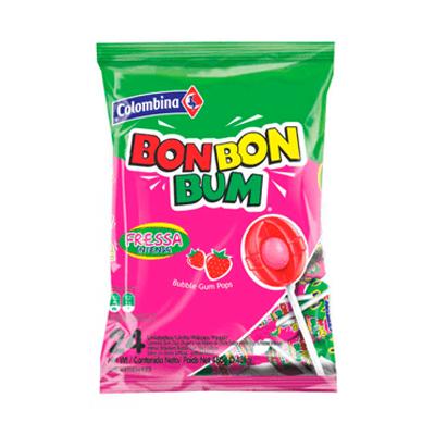 Bon bon bum COLOMBINA fresa intensa 456g 24uni
