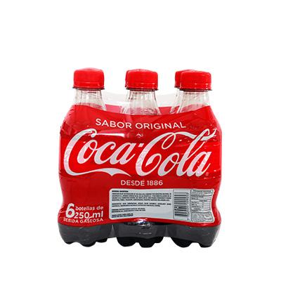 COCA COLA original sixpack 250ml