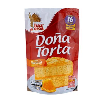 Mezcla doña torta HAZ DE OROS naranja 500g