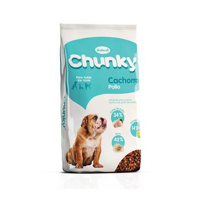 Alimento CHUNKY cachorros pollo 500g