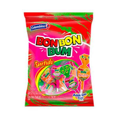 Bon bon bum surtido COLOMBINA 456g 24uni