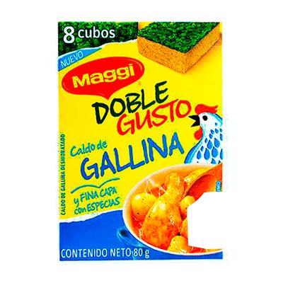 Caldo de gallina doble gusto MAGGI 80g 8cubos