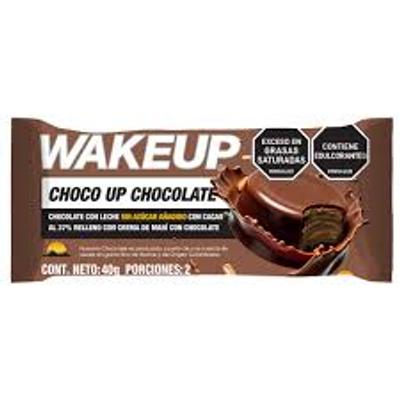 Chocolate relleno WAKEUP de crema de maní con chocolate 40g