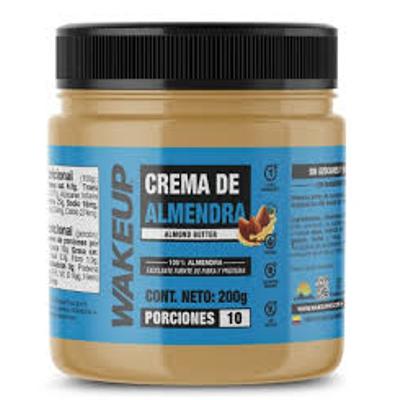 Crema de almendra WAKEUP 200g