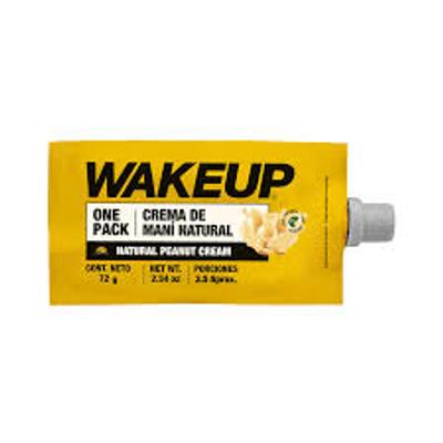 Crema de maní WAKEUP natural 72g