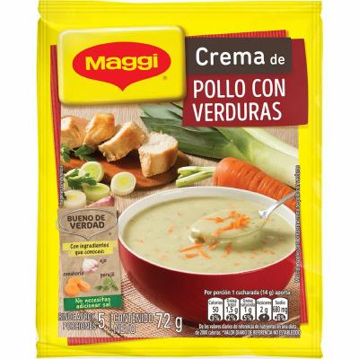 Crema MAGGI pollo con verduras 72g