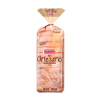 Pan BIMBO tajado artesano blanco masa madre blanco 500g
