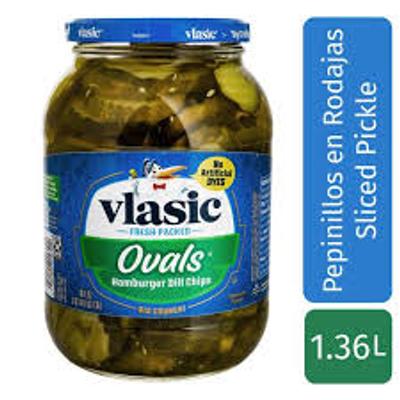 Pepinillos en rodajas VLASIC 1300g
