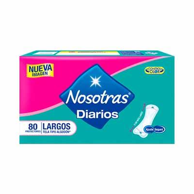 Protectores NOSOTRAS largos 80uni