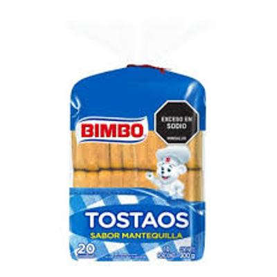 Tostaos BIMBO mantequilla 300g 2tacos