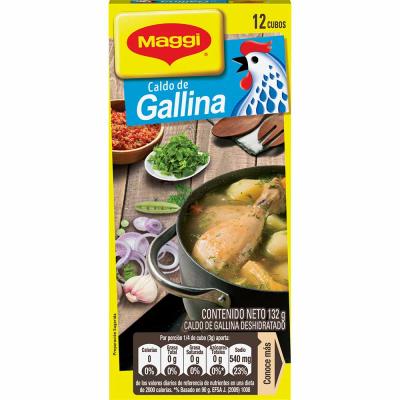 Caldo de gallina MAGGI 132g 12cubos