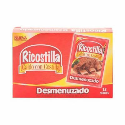 Caldo con costilla desmenuzado RICOSTILLA 108g 12sobres