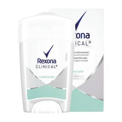 Desodorante dama REXONA clinical clean verde 48g
