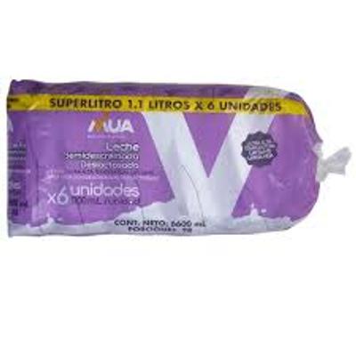 Leche líqauida MUA deslactosada sixpack 5400ml