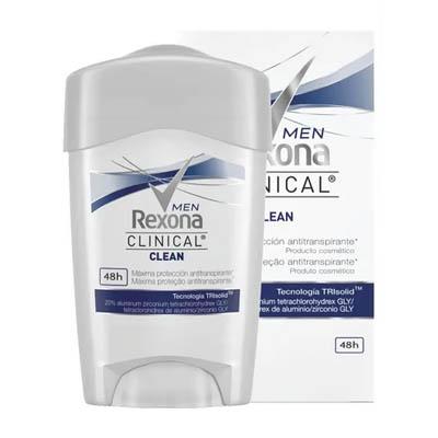 Desodorante men REXONA clinical clean azul 48g